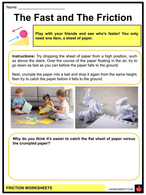 ks2 friction worksheet